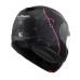 LS2 STROBE 2 LUX MAT SİYAH-PEMBE KASK