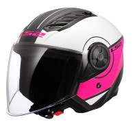 LS2 AIRFLOW 2 COVER BEYAZ-PEMBE KASK LS2 AIRFLOW 2 COVER BEYAZ-PEMBE KASK