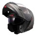 LS2 STROBE 2 CODE MAT SİYAH-GRİ KASK