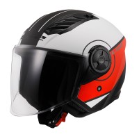 LS2 AIRFLOW 2 COVER MAT SİYAH-KIRMIZI-BEYAZ KASK LS2 AIRFLOW 2 COVER MAT SİYAH-KIRMIZI-BEYAZ KASK