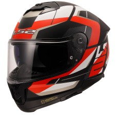 LS2 STREAM 2 ROAD MAT SİYAH-KIRMIZI-BEYAZ-GRİ KASK